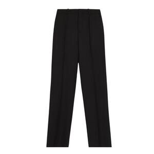 Saint Laurent Classic Trousers in Grain de Poudre size FR 36 Noir Wool